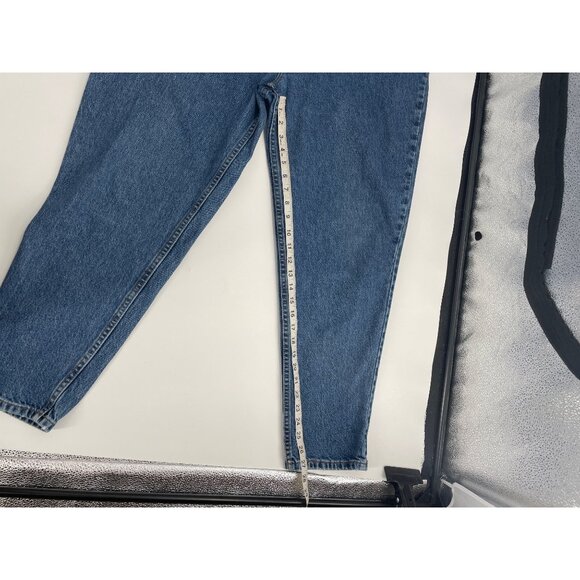 Vintage Levis 522 Womens Tapered Fit Jeans Size 20 Short Blue Casual Durable - Picture 7 of 9